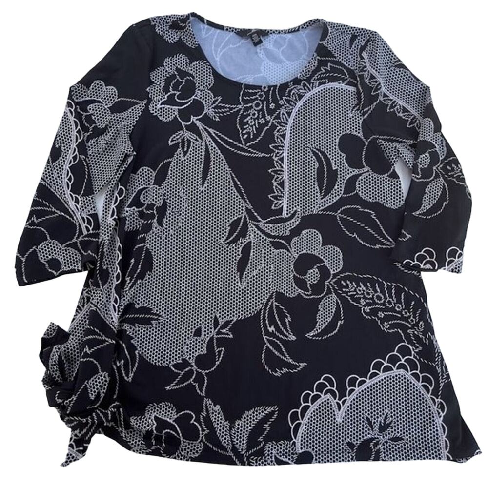 Black & White Jules & Leopold Blouse Size Medium‎